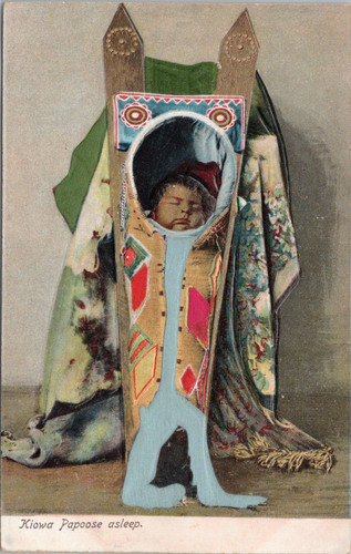 Lithograph kiowa papoose - lithograph,