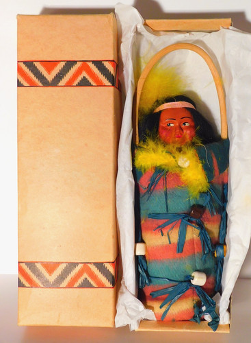 Vtg skookum large papoose - skookum,